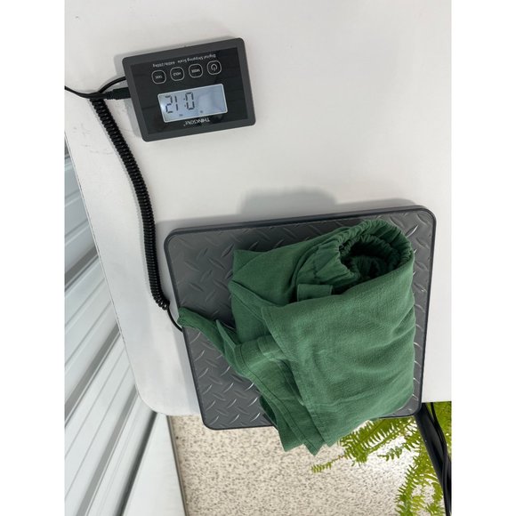 Lulus Al Fresco Evenings Off The Shoulder Dress Womens S Green Rayon Summer NEW - Picture 6 of 12